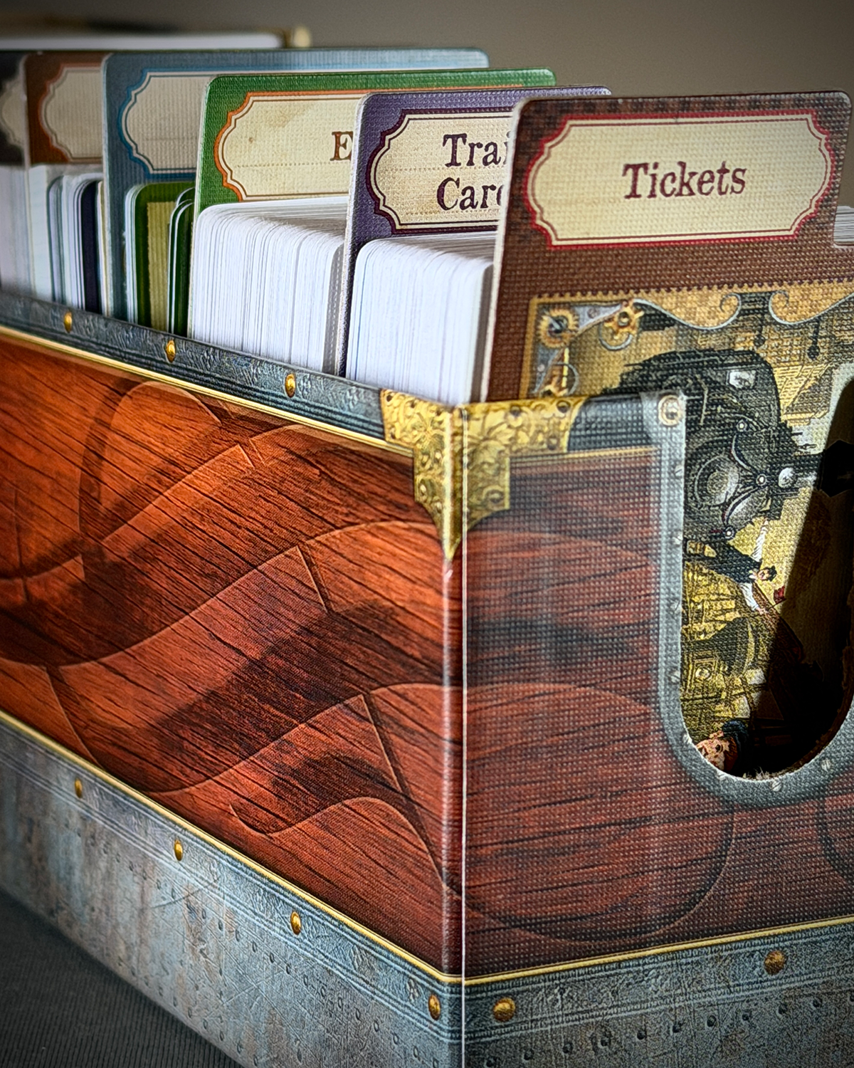 Ticket to Ride Legacy Legends of the West Board Game Review Card Storage