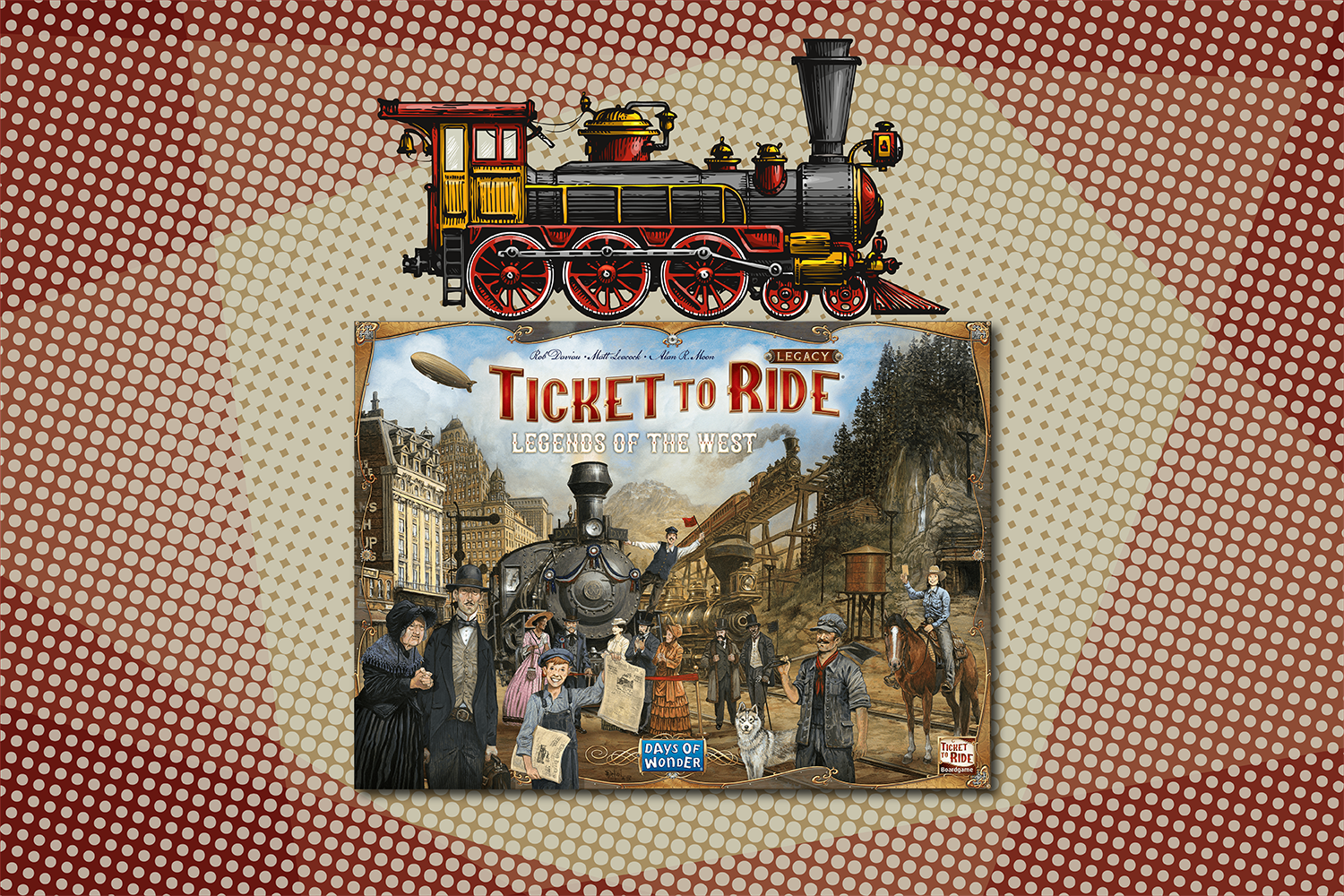 Ticket to Ride Legacy Legends of the West Board Game Review Header Image