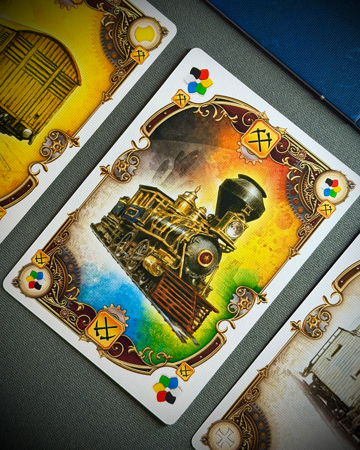 Ticket to Ride Legacy Legends of the West Board Game Review Locomotive Card