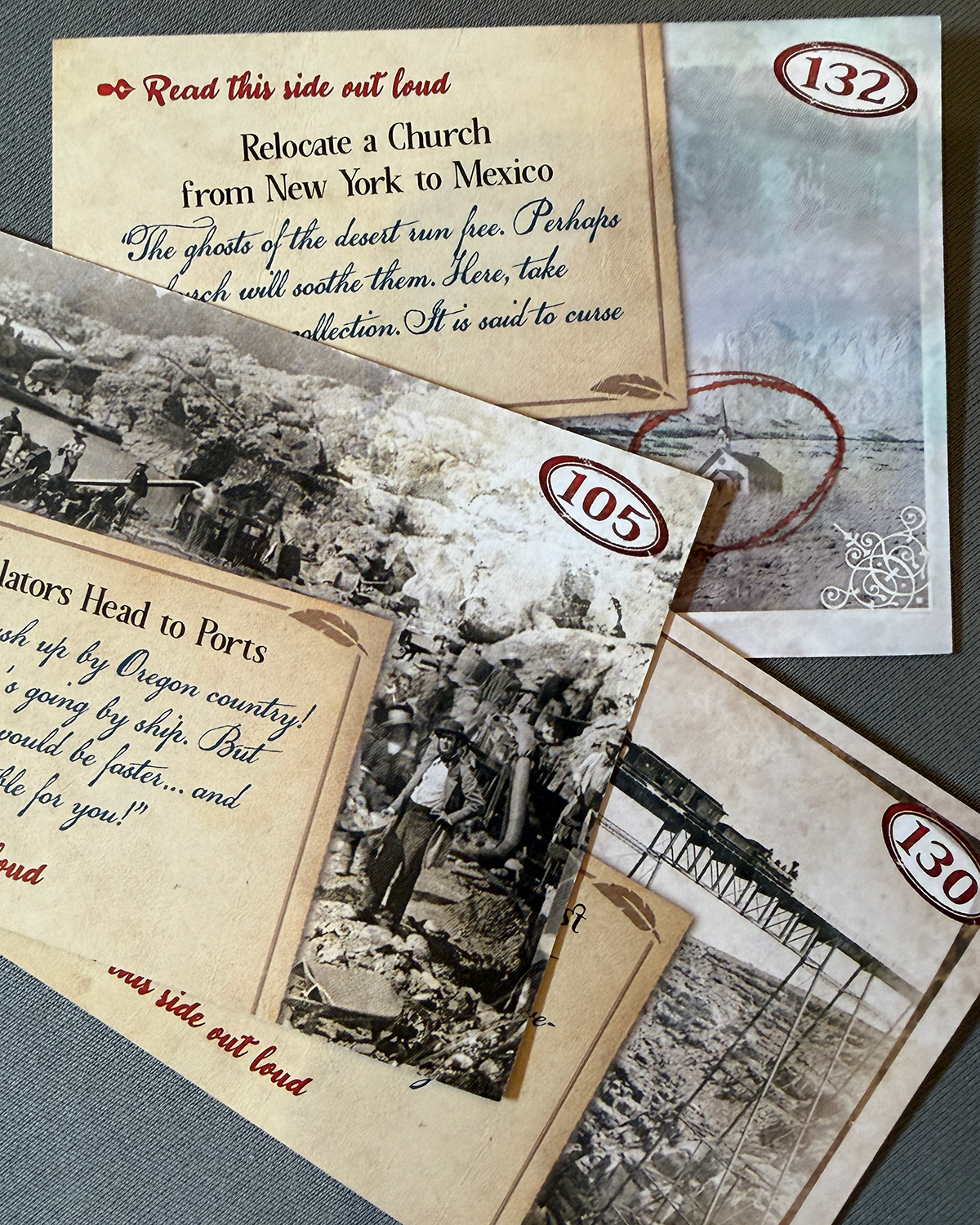Ticket to Ride Legacy Legends of the West Board Game Review Postcards
