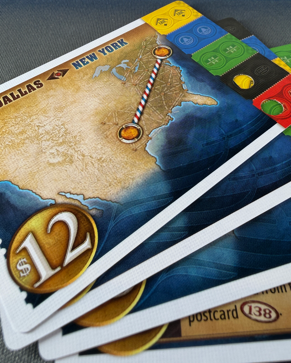 Ticket to Ride Legacy Legends of the West Board Game Review Ticket Card