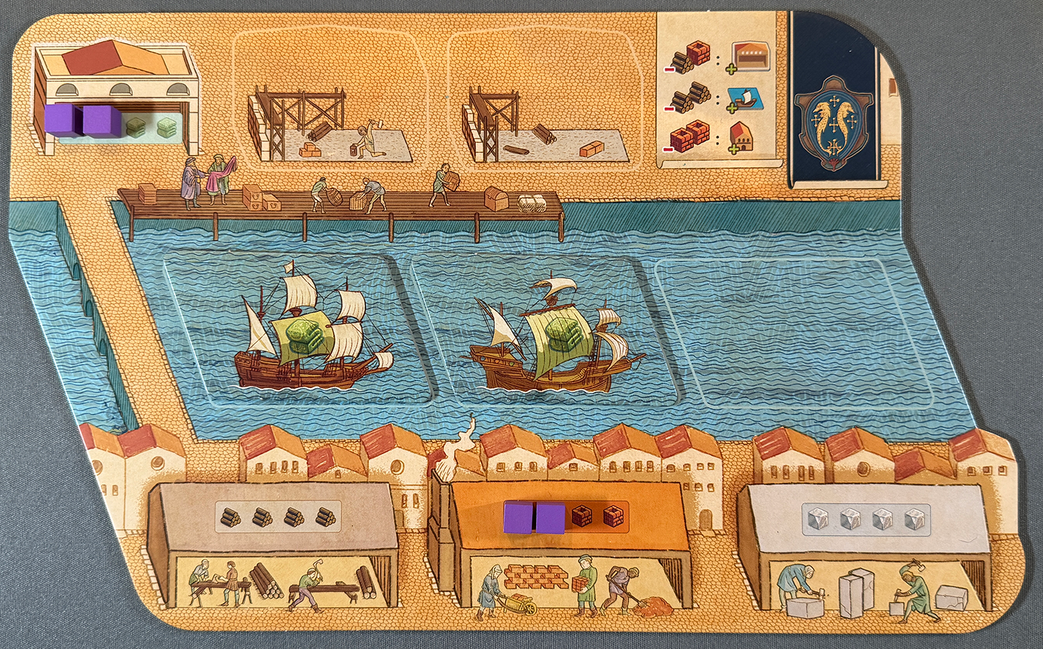 Player Board Calimala Board Game Review Action Spaces