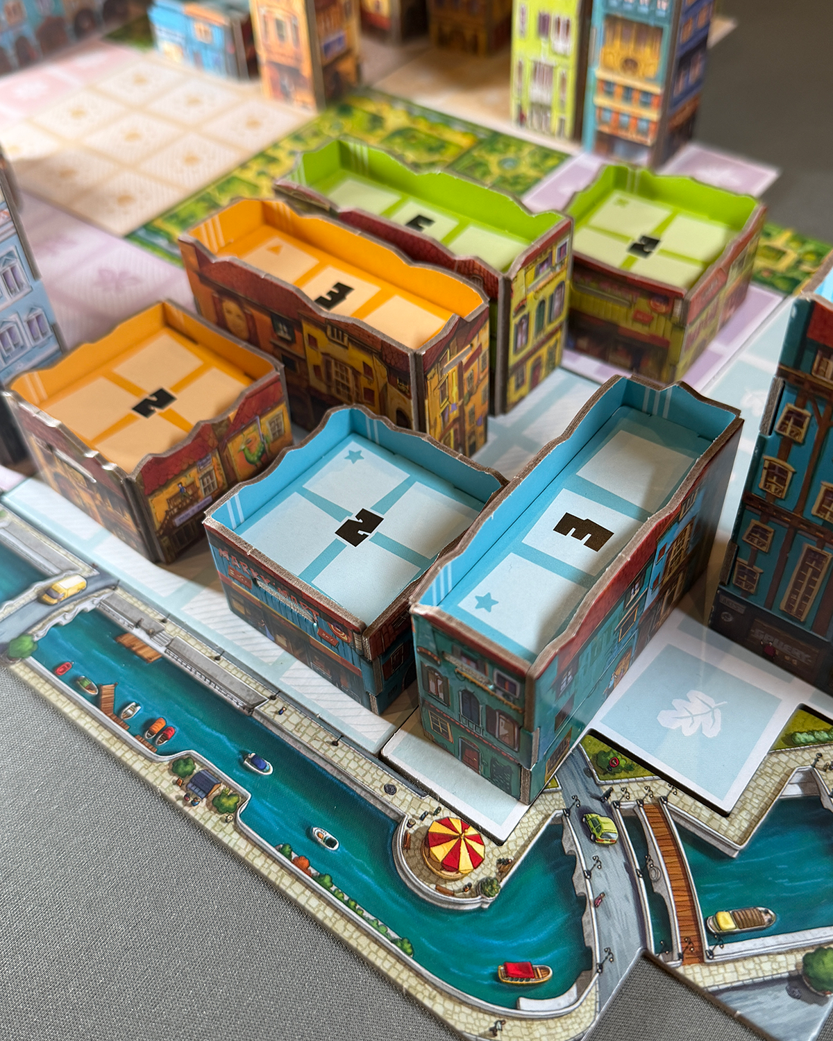 Bella Vista Board Game Review Mid Game