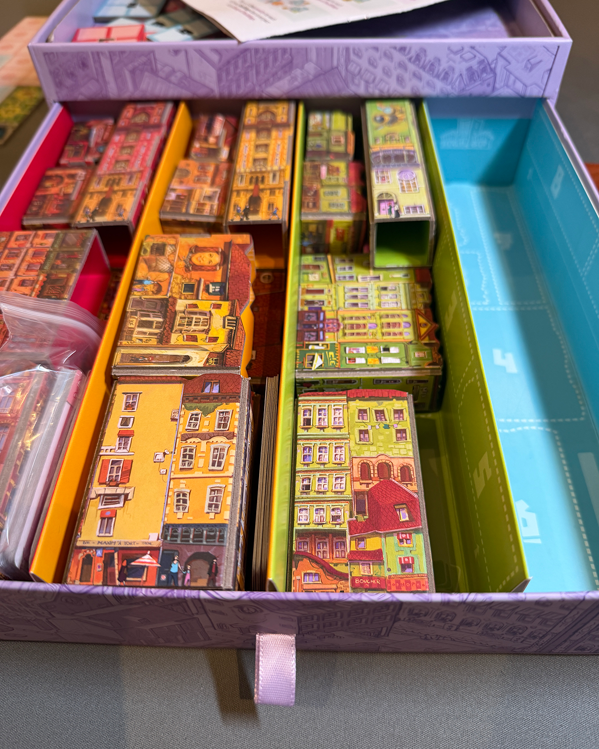 Bella Vista Board Game Review The drawer