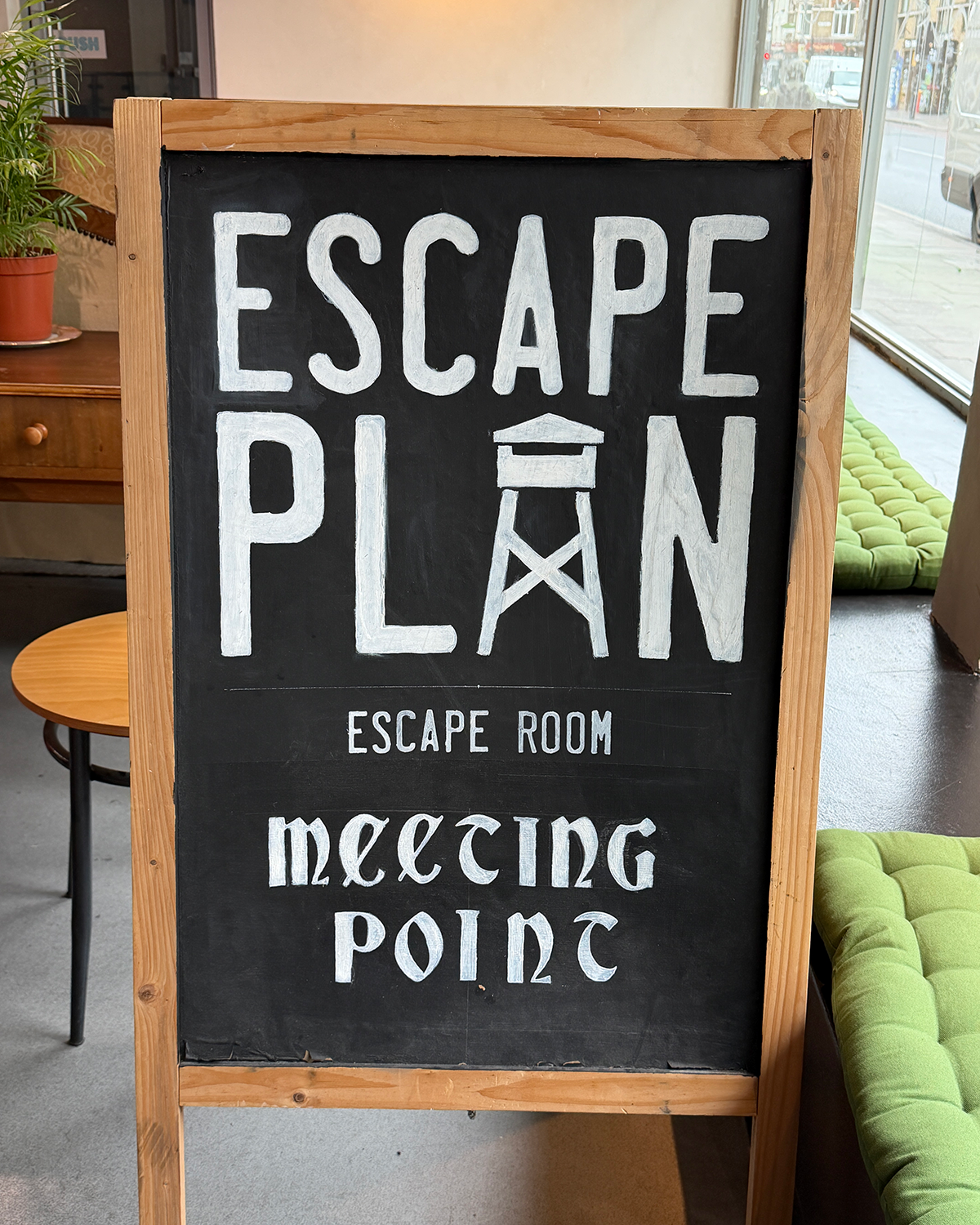 Escape Plan Pushed for Time Review Waiting Area