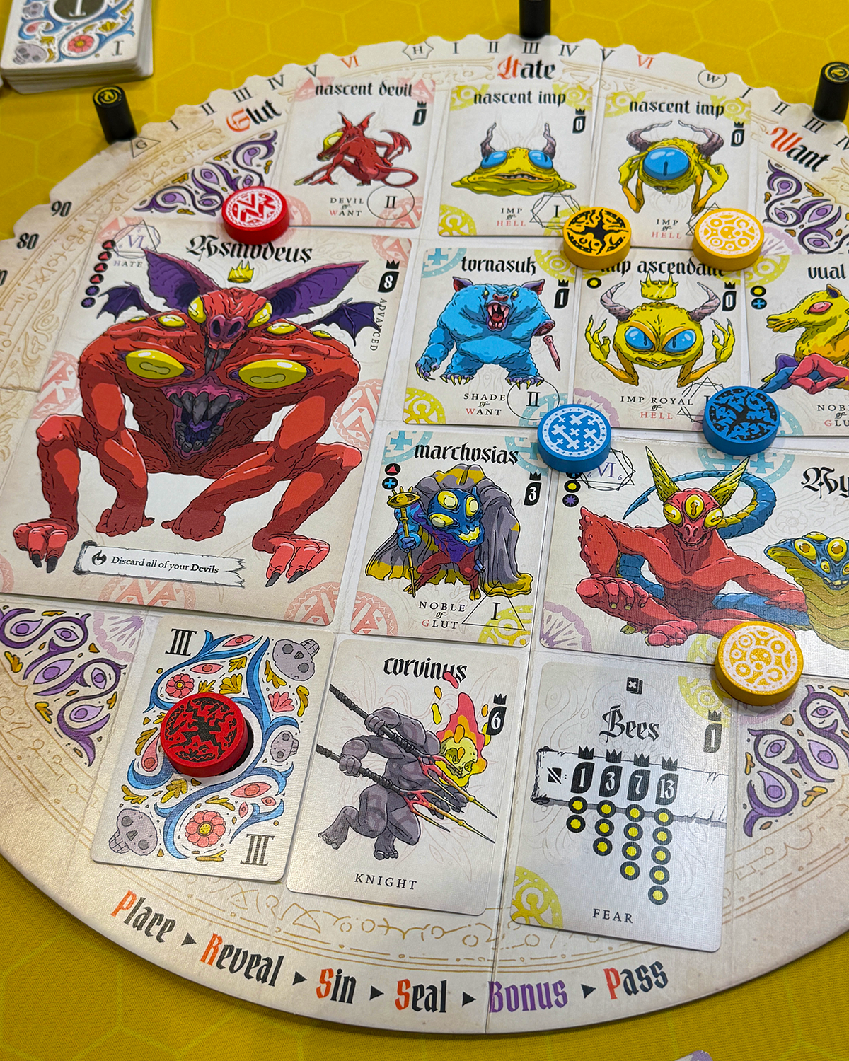 Personal Demons Player Boards at UKGE 2026