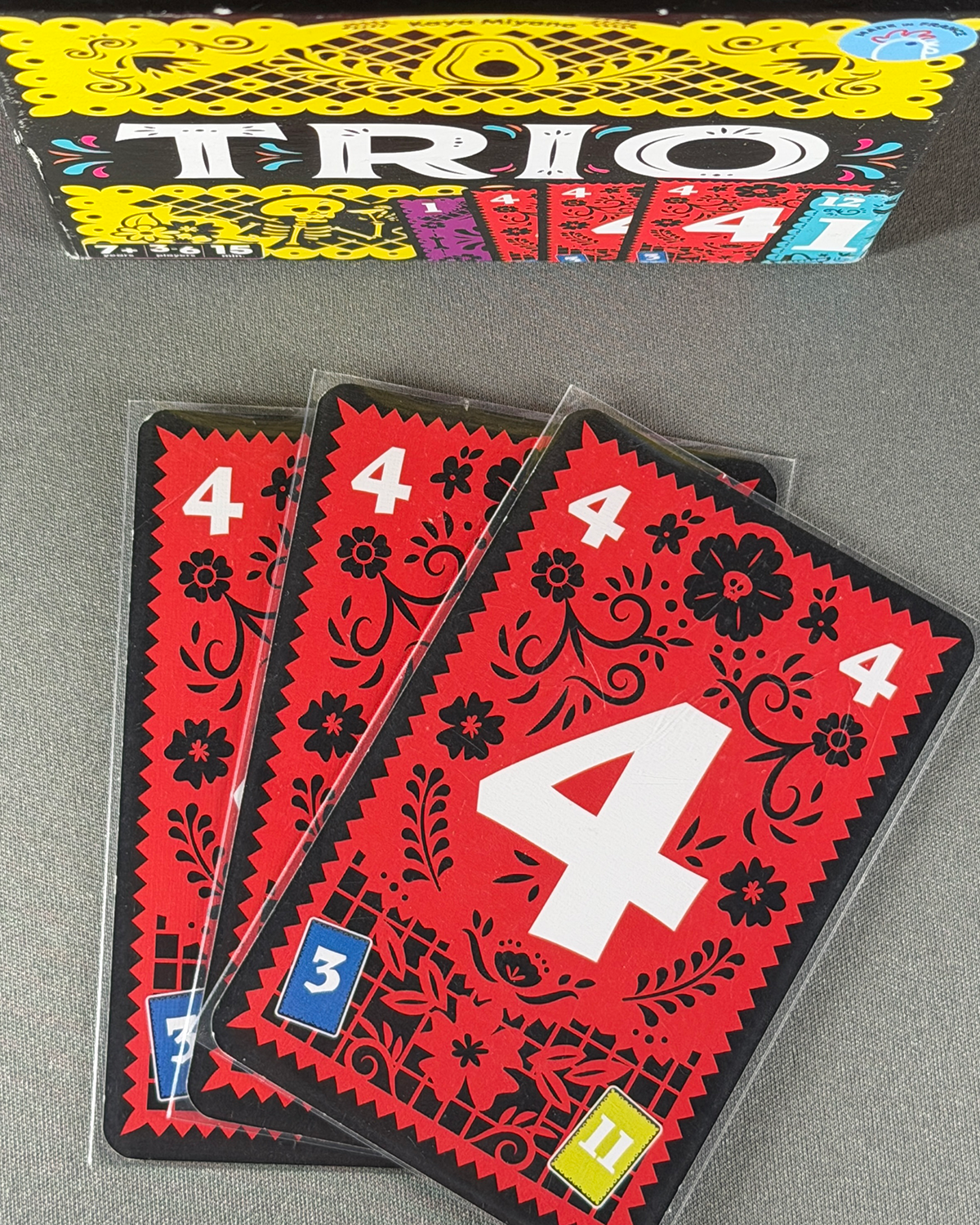 Trio Card Game Review - A Trio of 4s